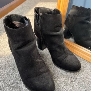 Black Suede Ankle Boots